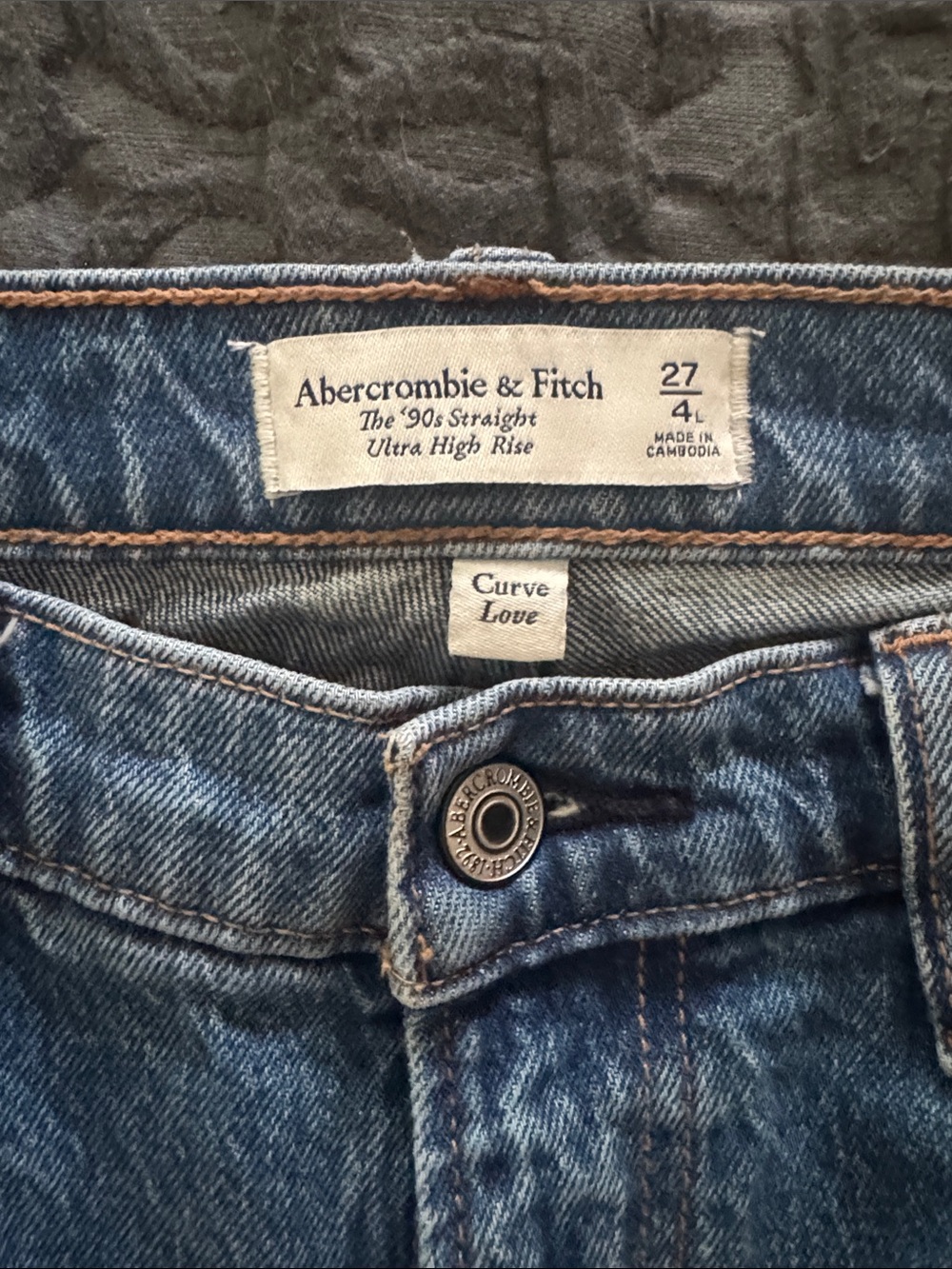 Abercrombie & Fitch Women’s Straight Jeans - Blue Denim